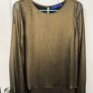 Apt. 9 Metallic Gold Top